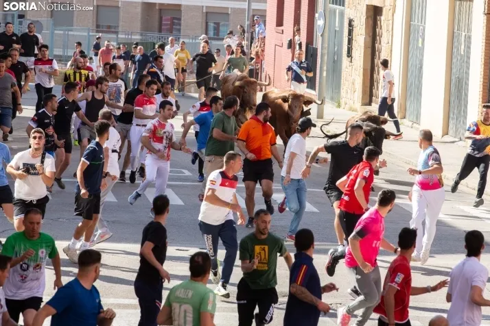 Encierro presanjuanero en Soria