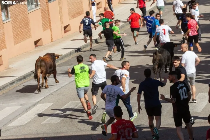 Encierro presanjuanero en Soria