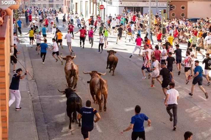 Encierro presanjuanero en Soria