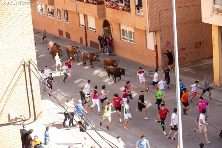 Encierro presanjuanero en Soria