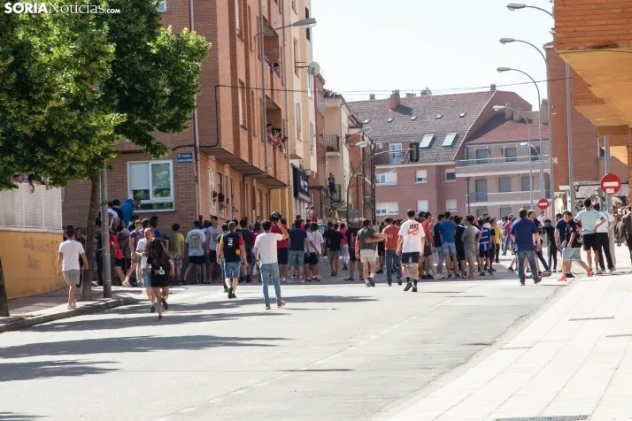 Encierro presanjuanero en Soria