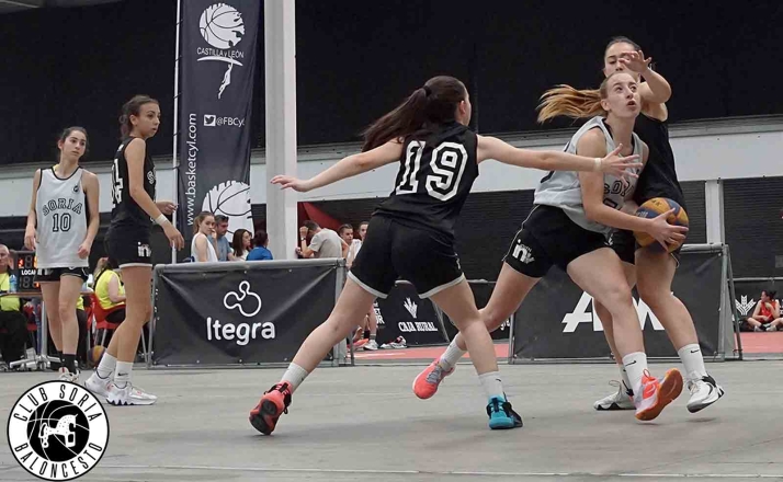 El Soria Baloncesto B se impone en Zamora en el primer derbi soriano de 3x3 de la historia