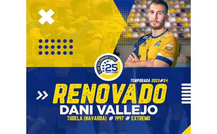 Dani Vallejo renueva con el BM Soria