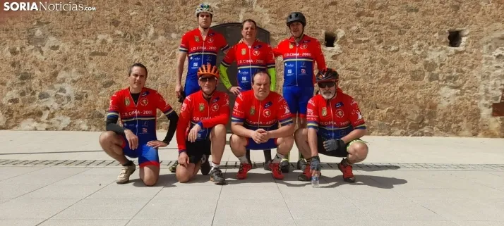50 ciclistas se unen para "peregrinar" a La Virgen de los Milagros