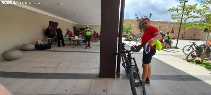 50 ciclistas se unen para "peregrinar" a La Virgen de los Milagros