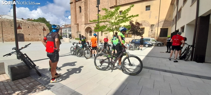 50 ciclistas se unen para &quot;peregrinar&quot; a La Virgen de los Milagros