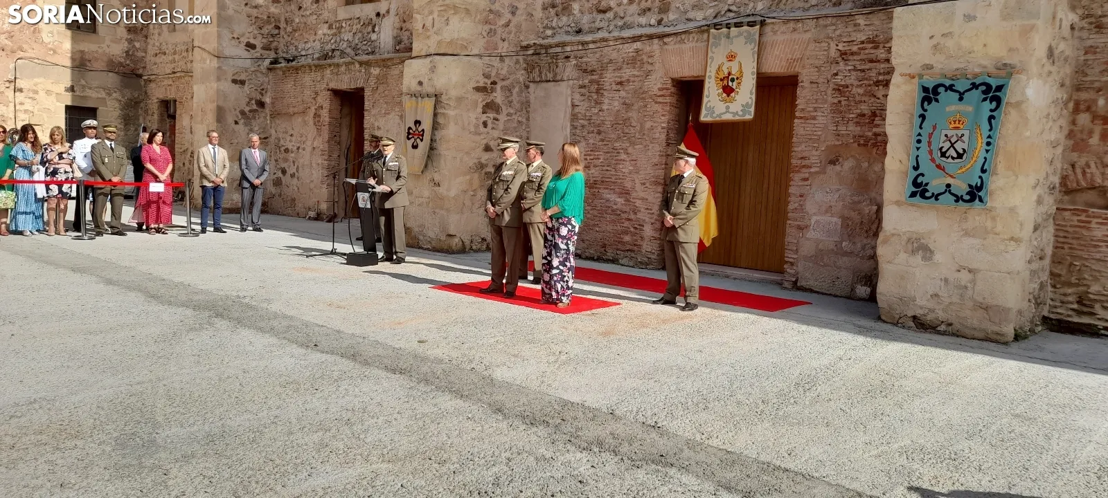 Una imagen de la toma de posesión este miércoles. /SN