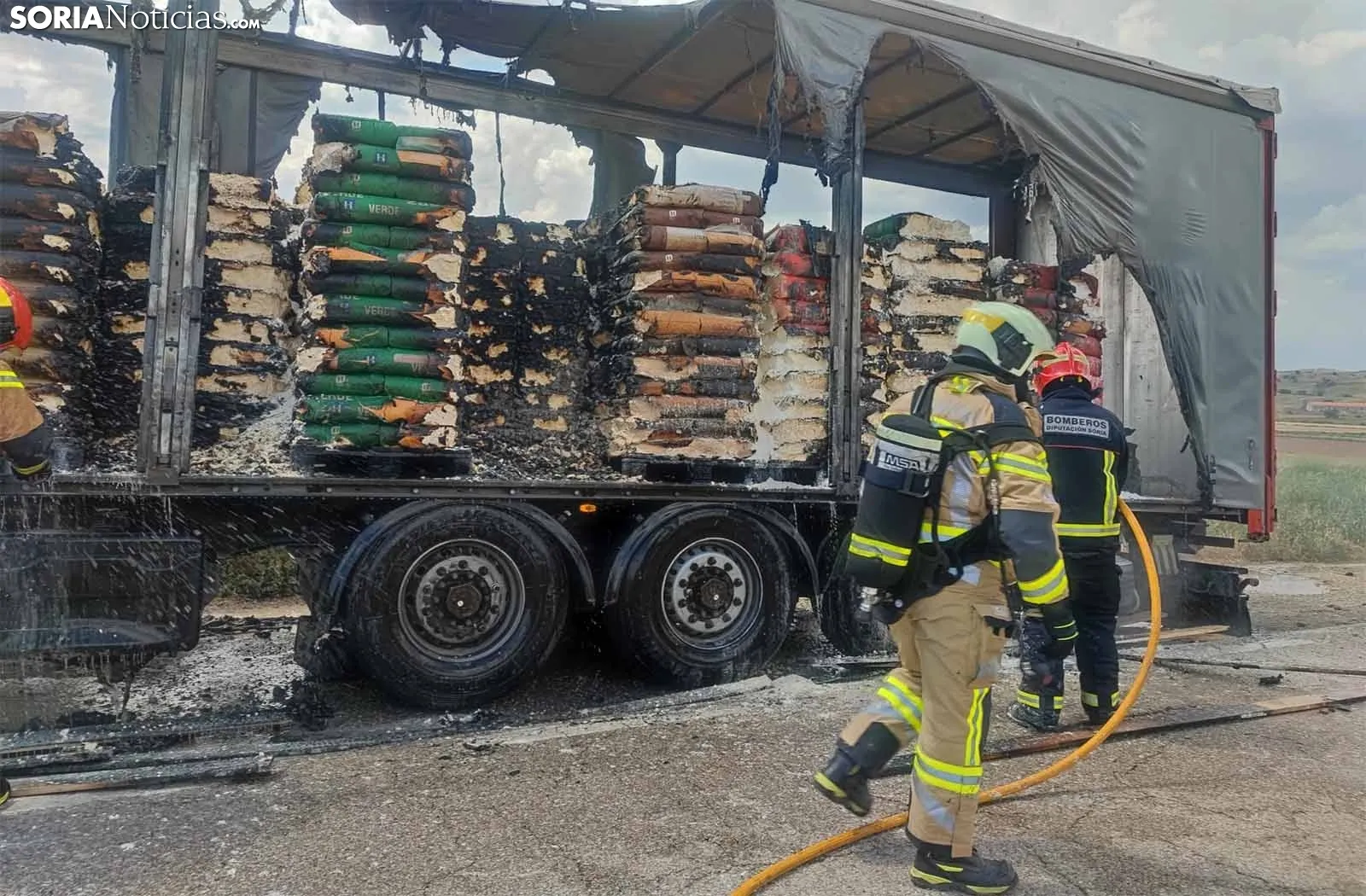 Una imagen de la intervención de Bomberos. /SN