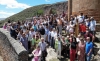 Una imagen de los asistentes, tras el ábise de la iglesia parroquial. /FLD