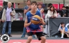 Jorge Gil, durante la prueba del 3x3 Street Basket Tour que se jugó en Soria. /CSB