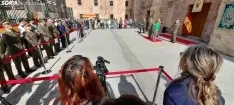 Una imagen de la toma de posesión este miércoles. /SN