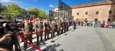 Una imagen de la toma de posesión este miércoles. /SN