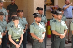 Imagen del acto de bienvenida y recibimiento este mediodía de jueves. /SN