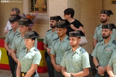 Imagen del acto de bienvenida y recibimiento este mediodía de jueves. /SN