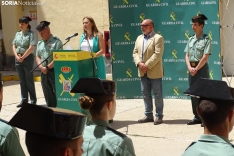 Imagen del acto de bienvenida y recibimiento este mediodía de jueves. /SN