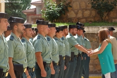 Imagen del acto de bienvenida y recibimiento este mediodía de jueves. /SN