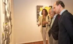 Una imagen de la apertura de la muestra este miércoles. /FDS