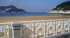 Playa de la Concha, en San Sebastián-Donosti.
