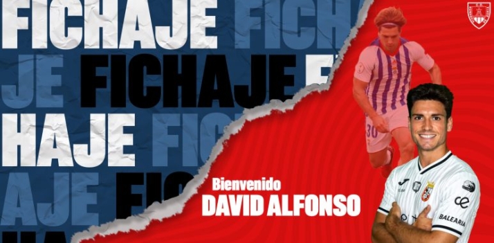 David Alfonso se incorpora a las filas del Numancia