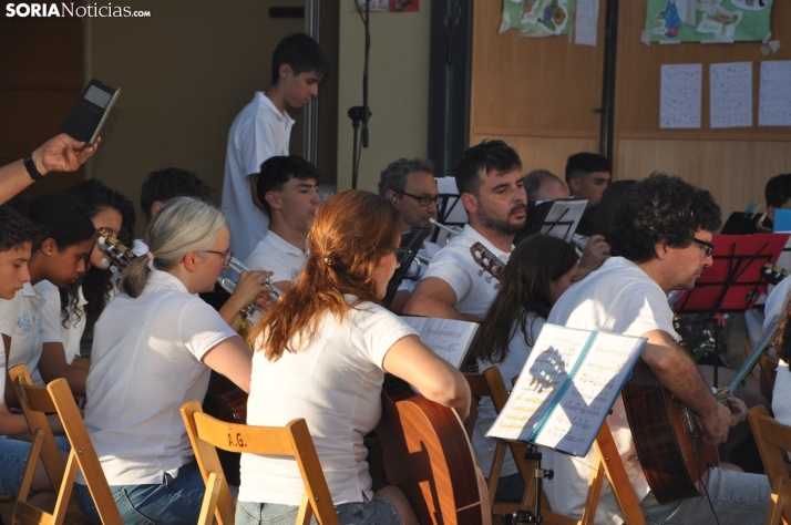 Concierto de la Banda Municipal de Golmayo en Camaretas. /SN