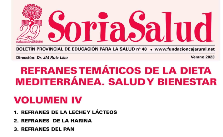 Nueva entrega del Soria Salud con refranes sobre alimentos