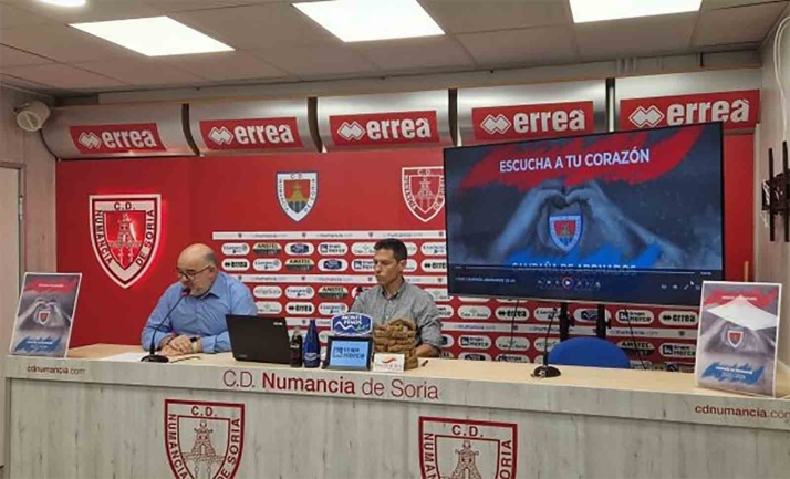 Escucha a tu corazón, lema de la campaña de abonados del CD Numancia