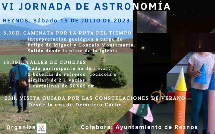 Este sábado, jornada de Astronomía en Reznos