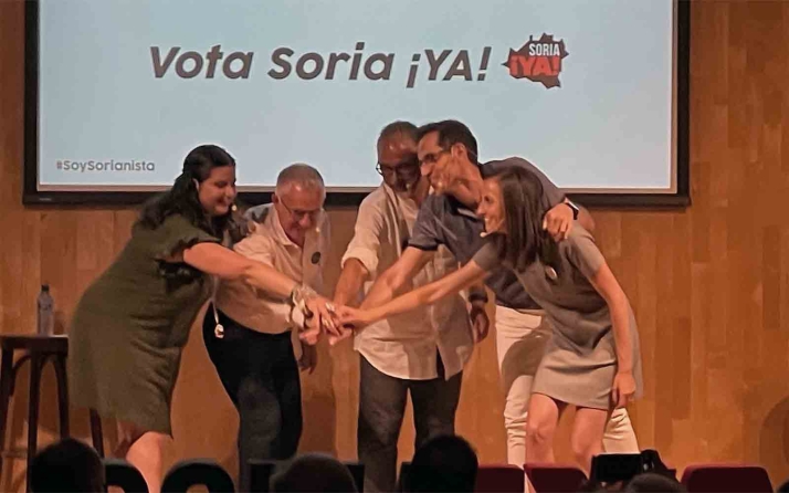 Soria Ya celebra su acto principal de campaña