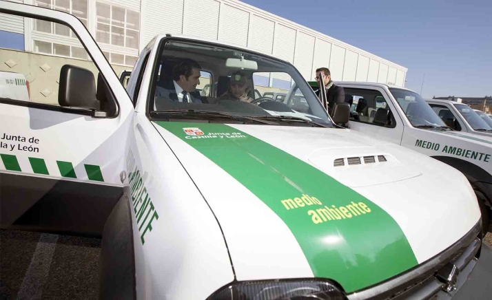 Castilla y León destina más de 800.000 &euro; a mejoras tecnológicas para agentes medioambientales y vehículos especiales contra incendios
