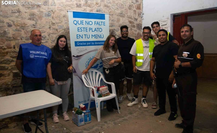 El Soria Rock recogió 110 kilos de comestibles para el BALSO