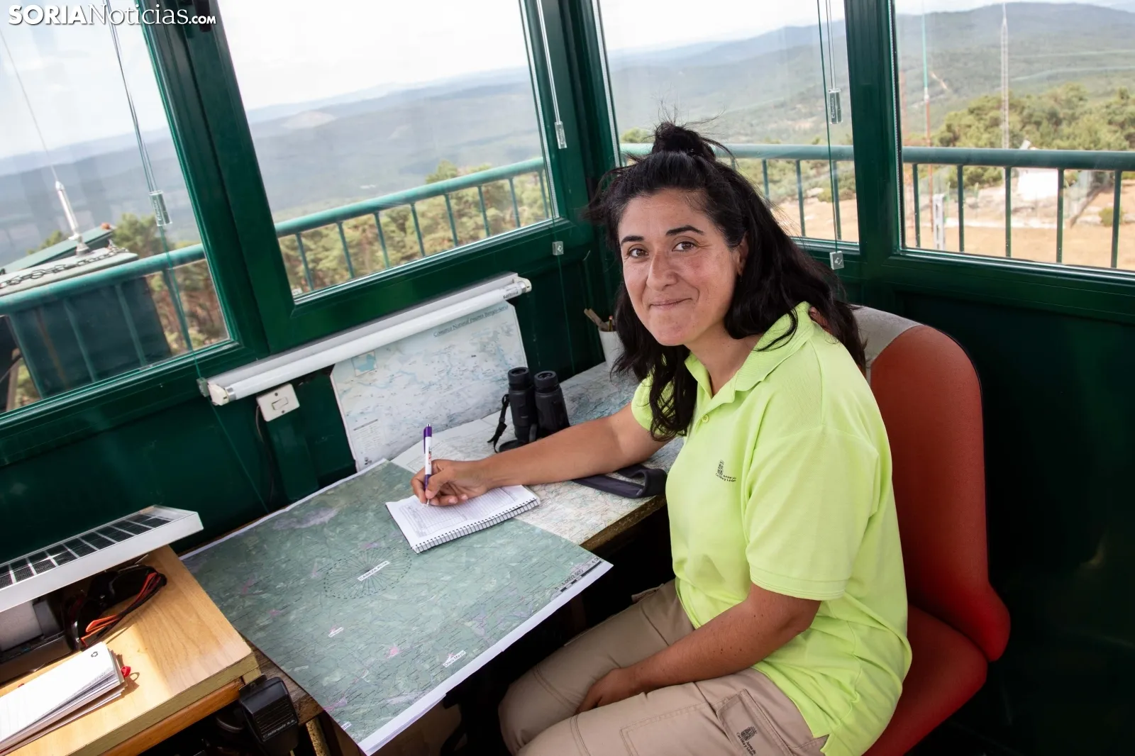 Foto 2 - Beatriz Sainz: "En la torreta te acostumbras a pasar tiempo en soledad"