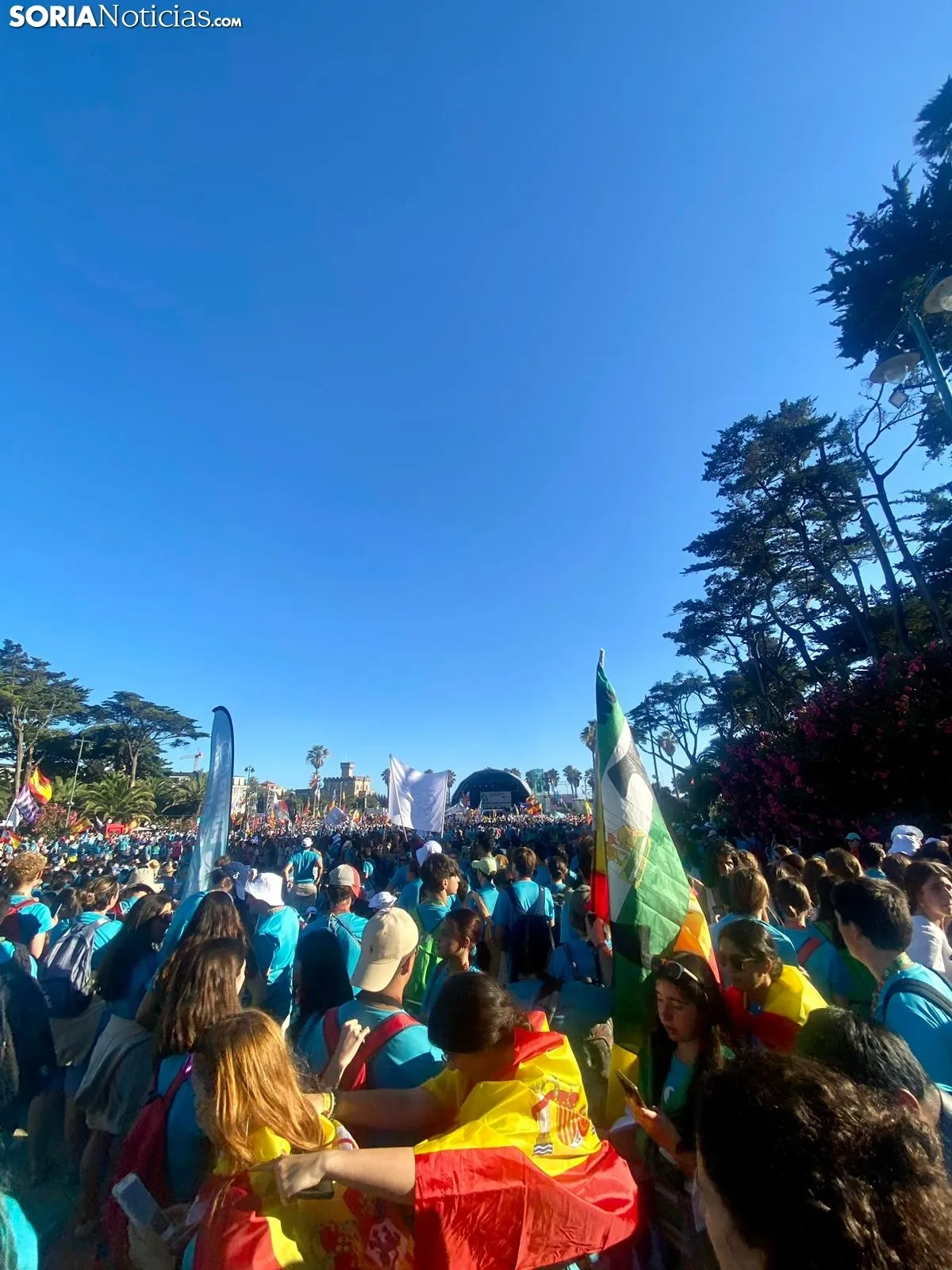 Foto 2 - Pablo del Campo, ra&iacute;ces sorianas en la JMJ de Lisboa: &ldquo;hay un mensaje para todos, seas creyente o no&rdquo;