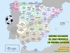 Mapa de los máximos goleadores de cada provincia del país/ Álvaro Vega, @laligaennumeros