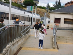 Foto 17 - Nervios por coger un tren muy especial con destino el cine de Tardelcuende