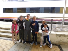 Foto 15 - Nervios por coger un tren muy especial con destino el cine de Tardelcuende