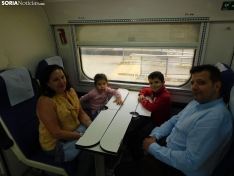 Foto 12 - Nervios por coger un tren muy especial con destino el cine de Tardelcuende