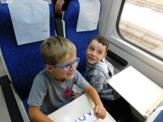 Foto 9 - Nervios por coger un tren muy especial con destino el cine de Tardelcuende