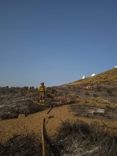 Foto 3 - La lucha contra el fuego en Tenerife: la BRIF de Lubia regresa a casa tras siete d&iacute;as de retos e incesable trabajo