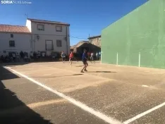 Foto 3 - David Vinuesa y Julio S&aacute;nchez, campeones del XXXVII Torneo de Frontenis de Pozalmuro