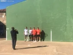 Foto 6 - David Vinuesa y Julio S&aacute;nchez, campeones del XXXVII Torneo de Frontenis de Pozalmuro