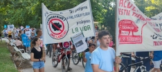 Foto 5 - Los vecinos del Coto Redondo de Fuentearmegil llegan a la Junta para pedir protección ante las macrogranjas