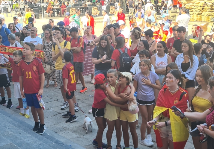 Video: Soria ruge con la celebración del Mundial de Fútbol 