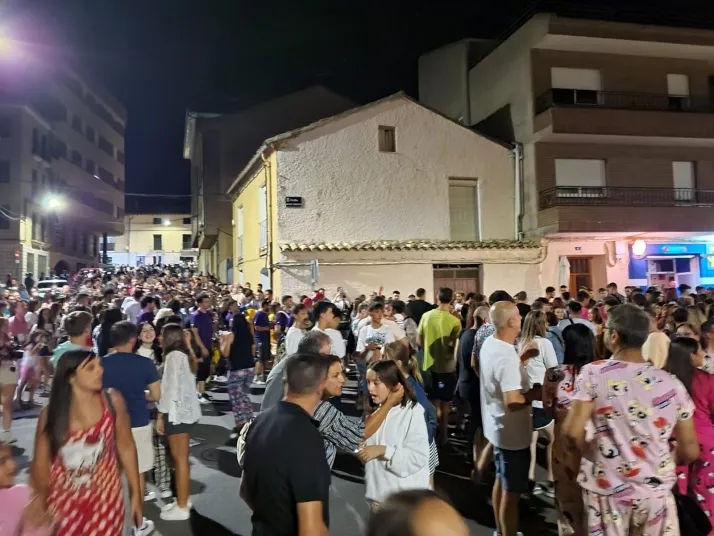 Pijamada 2023 en Arcos de Jalón. /Fran Álvarez