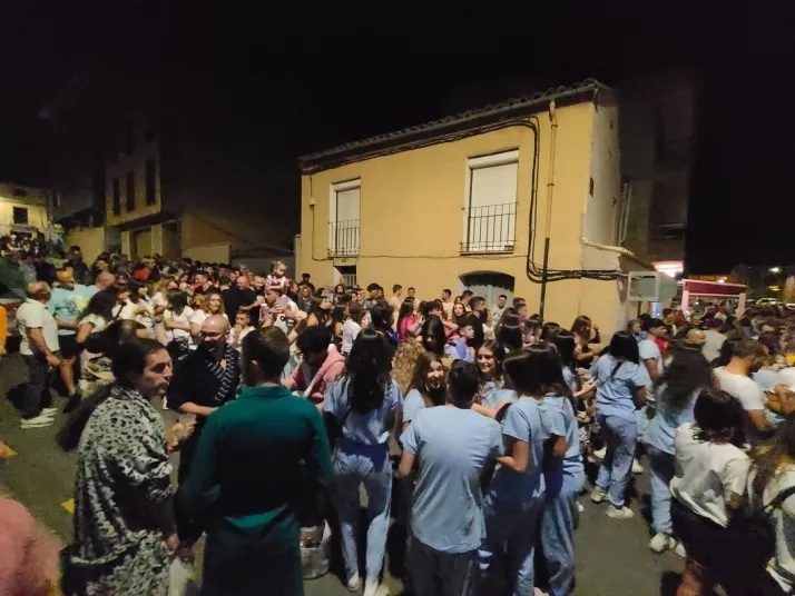 Pijamada 2023 en Arcos de Jalón. /Fran Álvarez