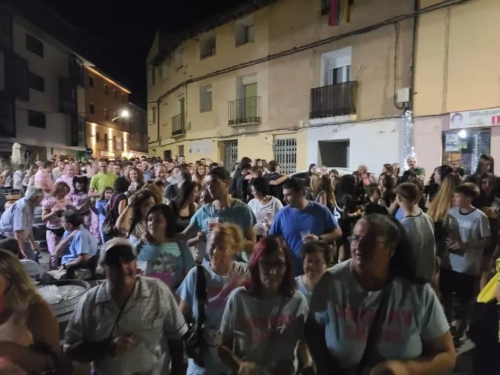 Pijamada 2023 en Arcos de Jalón. /Fran Álvarez