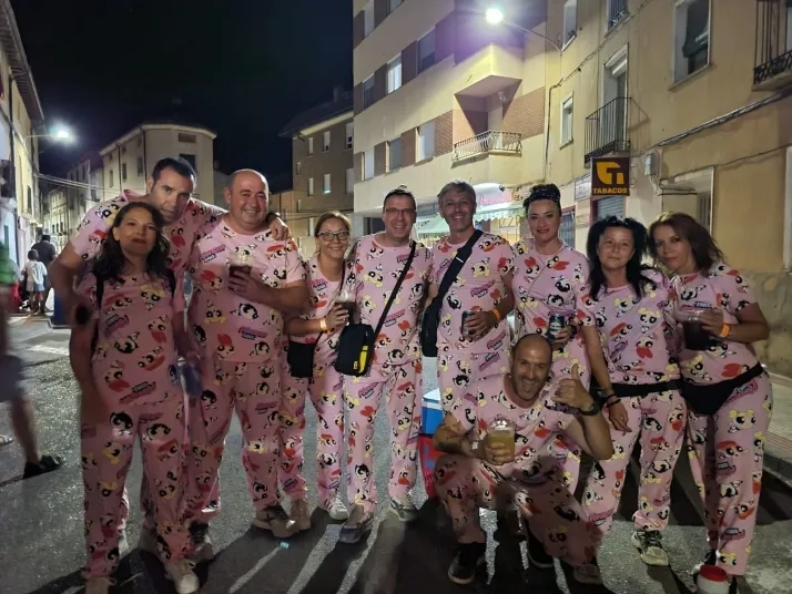 Pijamada 2023 en Arcos de Jalón. /Fran Álvarez