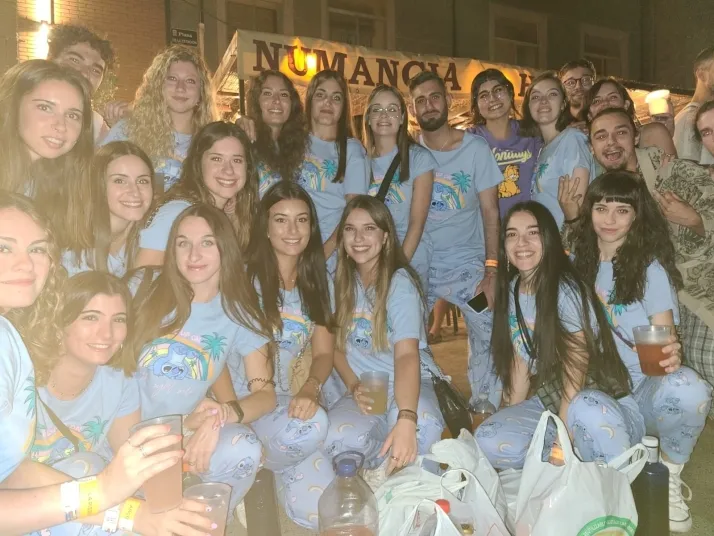 Pijamada 2023 en Arcos de Jalón. /Fran Álvarez