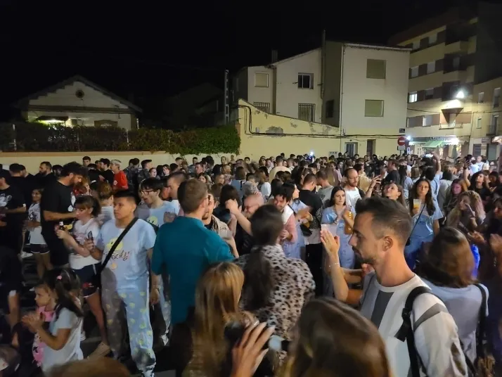 Pijamada 2023 en Arcos de Jalón. /Fran Álvarez