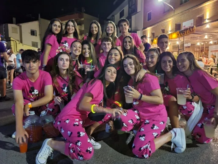 Pijamada 2023 en Arcos de Jalón. /Fran Álvarez