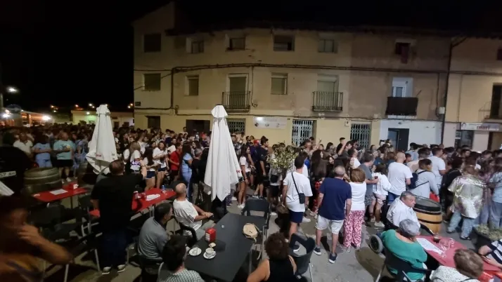 Pijamada 2023 en Arcos de Jalón. /Fran Álvarez